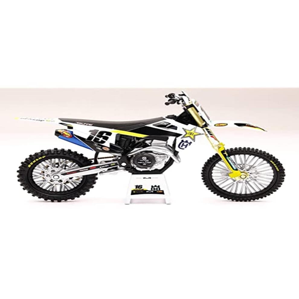 New-Ray FC450#16 Zach Osborne Rockstar Energy Drink 1/12 Modello di motocicletta pressofusa 58243 Blu