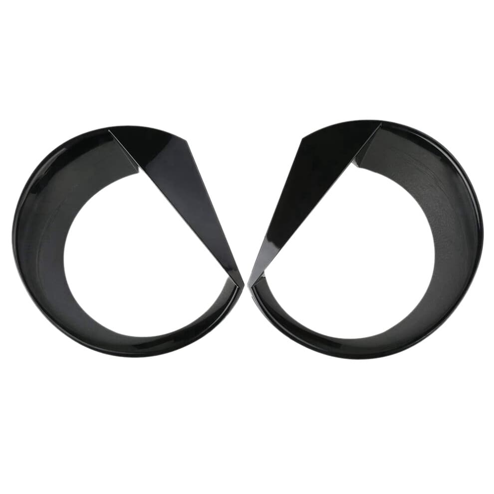 Angry Eyes Front Headlight Bezels Trim Cover per 2015 2016 2017 2018 (Nero)