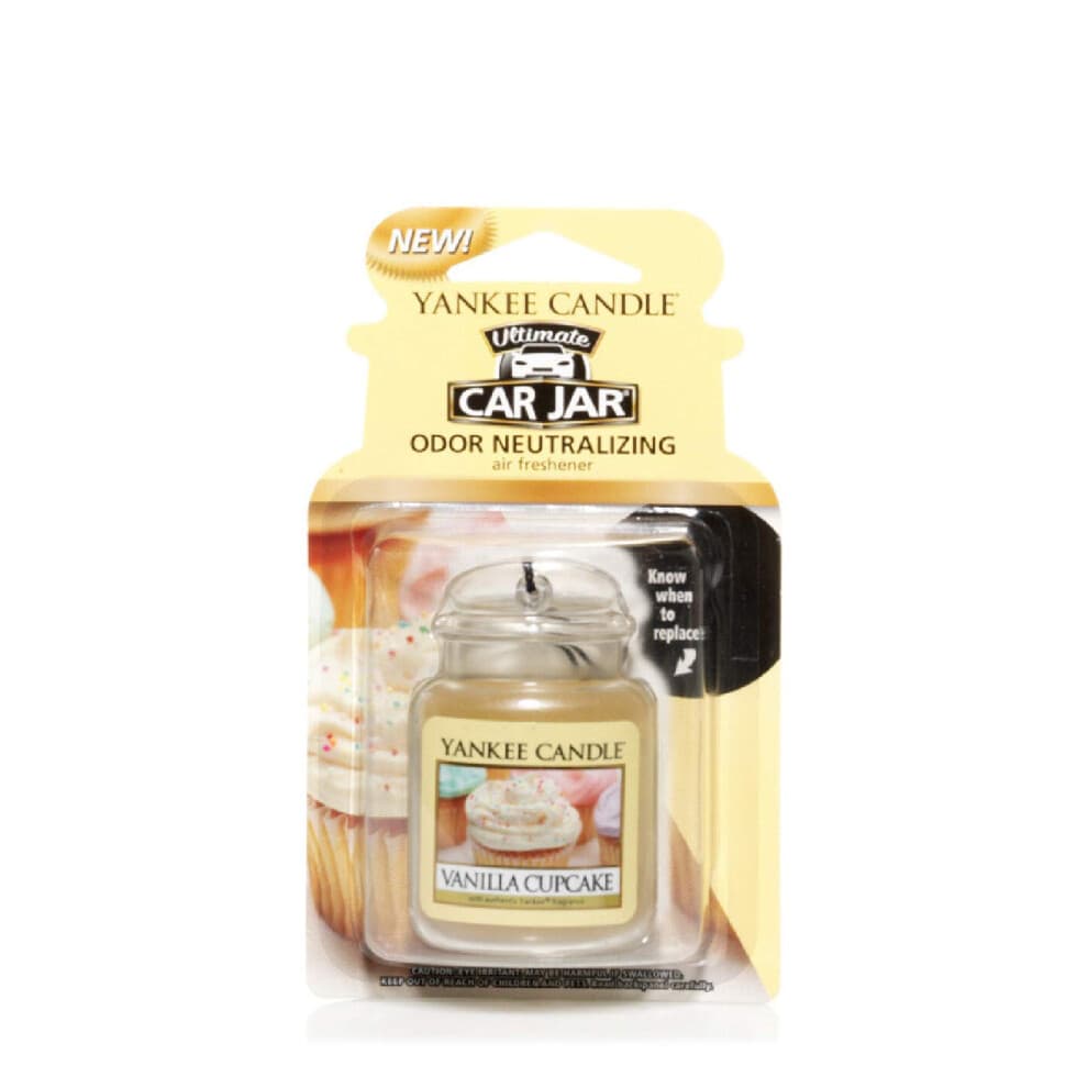 Yankee Candle Car Jar Ultimate Deodorante per ambienti Cupcake alla vaniglia