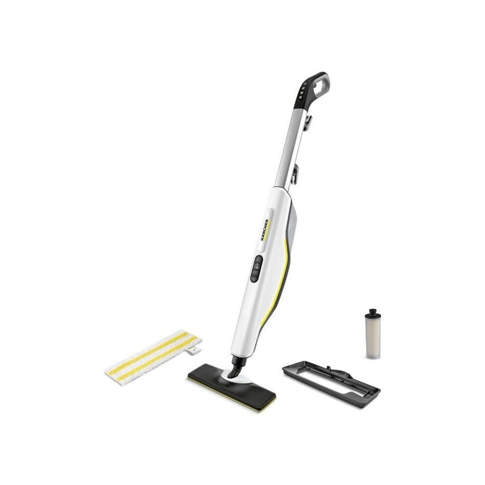 KARCHER SC 3 Upright EasyFix - Scopa a vapore - 1600W - Riscaldamento rapido 30s - Pulisce 60 m² Elimina fino al 99,99 % dei virus