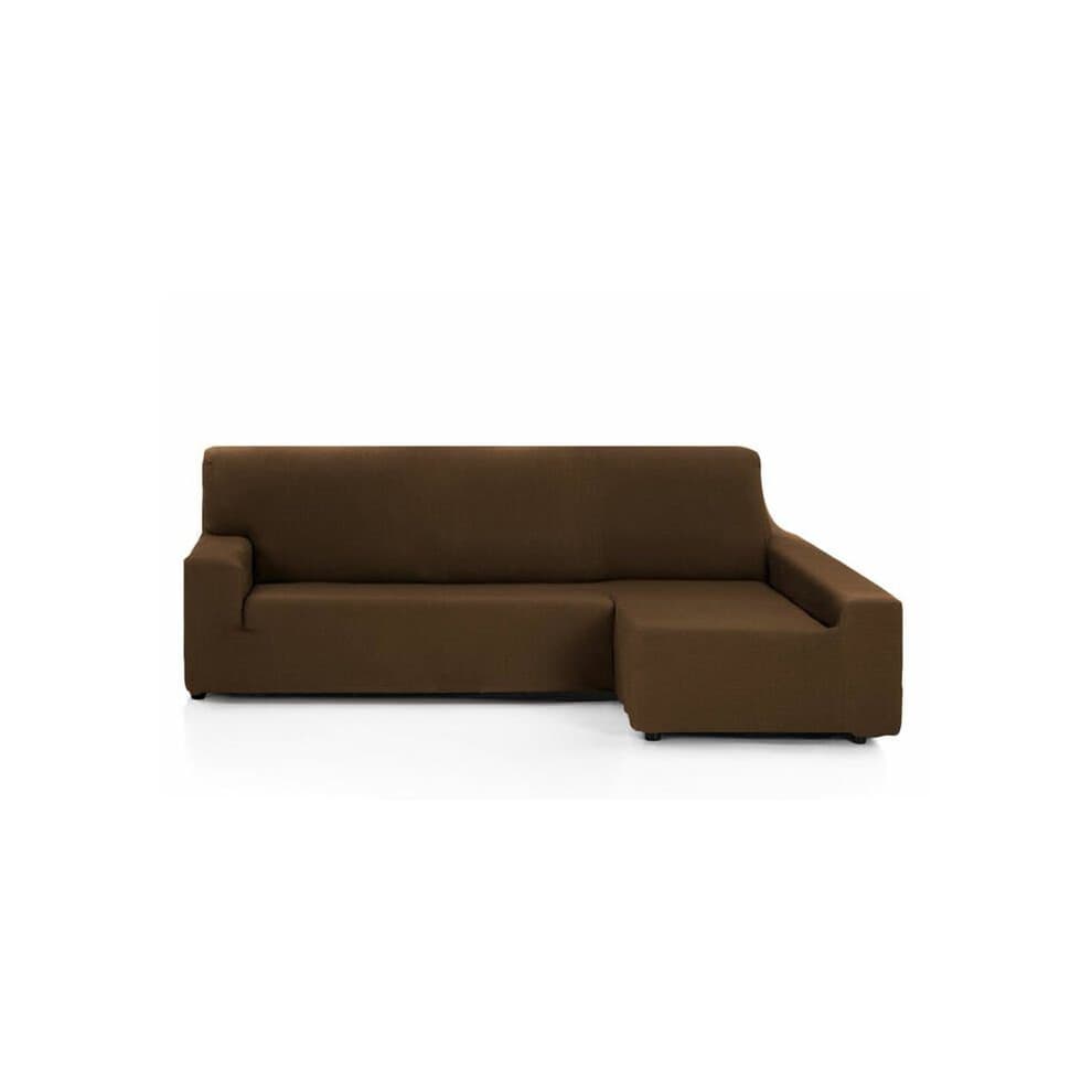 Copertura per divano angolare - Hosteline - Corto Sinistro - Olympe - Marrone - 48x29x14 cm - Multicolore