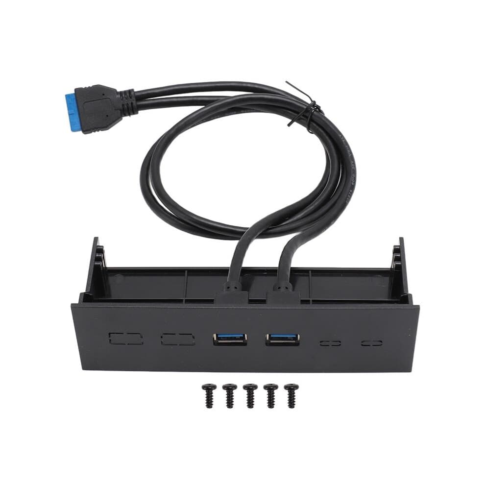 5,25 Pollici Pannello Frontale USB Hub Doppia Porta 5 Gbps USB3.0 Unità Ottica Pannello Frontale Scheda di Espansione Case Computer