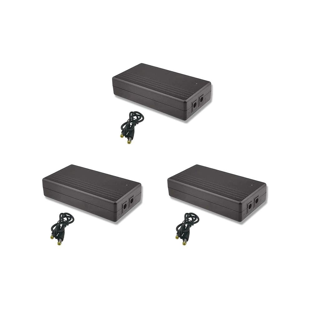3X  UPS Multiuso 12V 1A 14,8W Batteria CC Backup Sicurezza Alimentazione In Standby Gruppo di Continuità