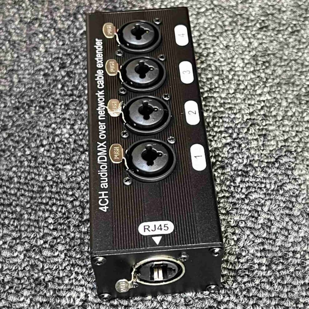 Cavo di prolunga audio e di rete a 4 canali XLR a 3 pin o 6,3 mm, 2 coppie.