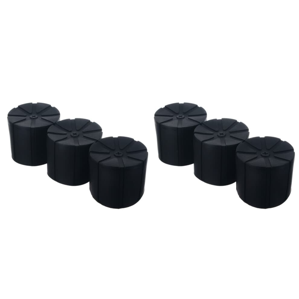 Set di 6 copriobiettivo universali in silicone impermeabile per fotocamere DSLR da 65-90 mm