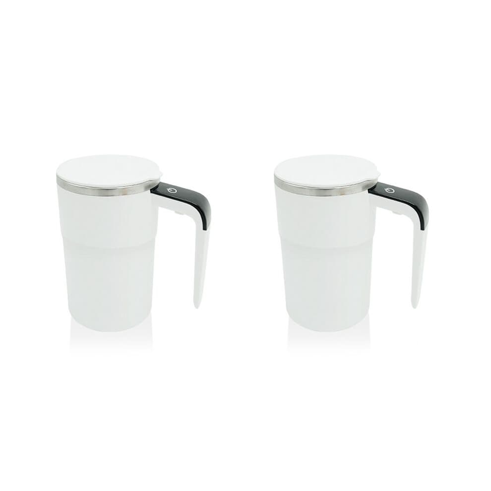 2X  Tazza Elettrica da Caffè Automiscelante da 380 Ml Tazza da Caffè con Display Digitale Tazza Magnetica Automatica Ricaricabile Tramite USB per