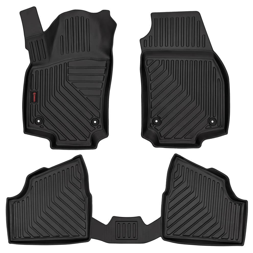 Tappetini auto in gomma 3D per: Opel Astra H (berlina, hatchback, station wagon, TwinTop, cabrio, coupé, 2003-2010) - bordo 5 cm