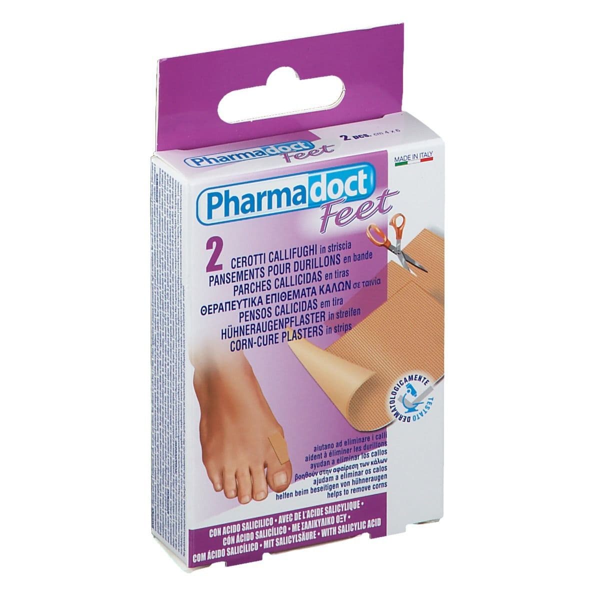 PHARMADOCT cerotto callifugo in striscia 2 pz Cerotto