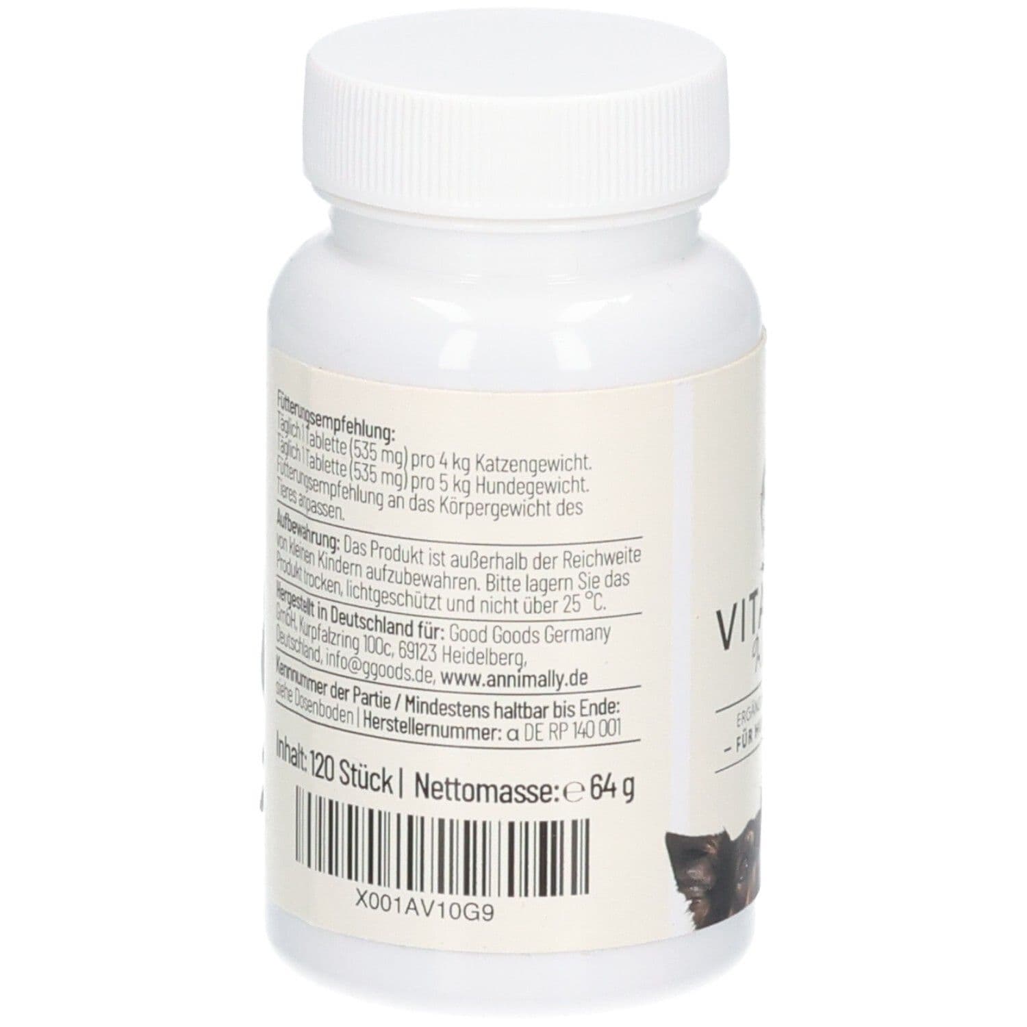 Annimally Vitamina B Complesso 120 pz Compresse view 2