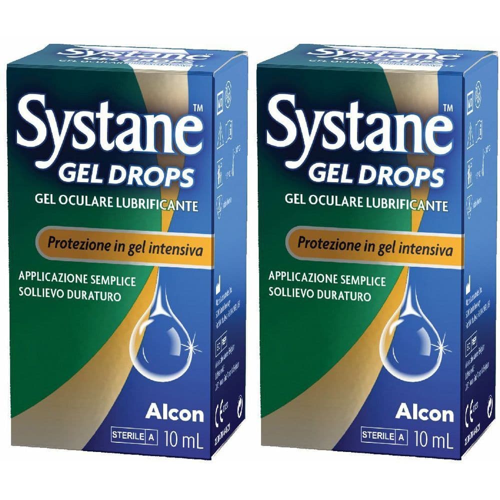 Systane® Gel Drops Lubrificante 2x10 ml Gel oftalmico
