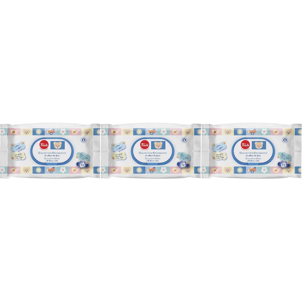 Trudi Baby Care Salviettine Detergenti 3x72 pz Salviette