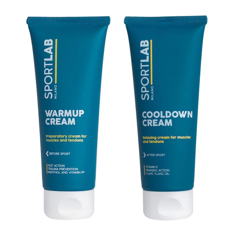 SPORTLAB Milano® WARMUP CREAM + COOLDOWN CREAM 100+100 ml Crema