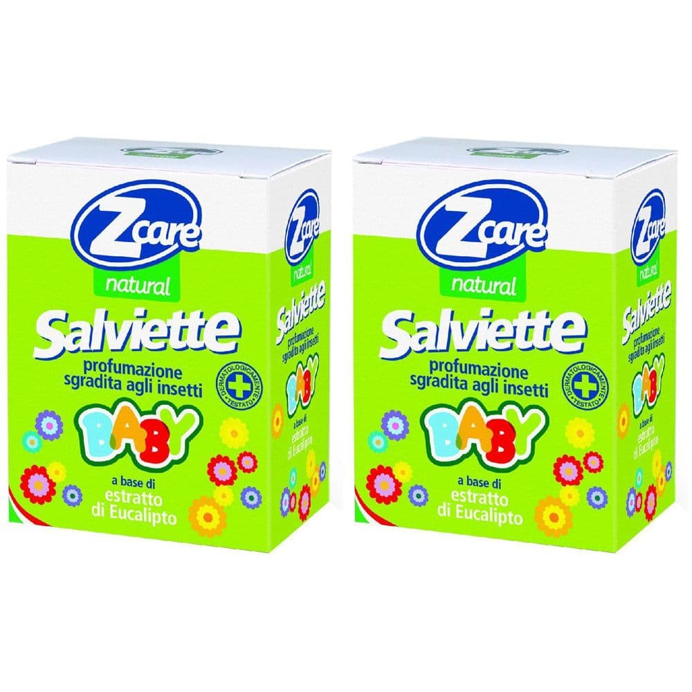 Z Care Natural Salviettine Baby Antizanzare 2x10 pz Salviette