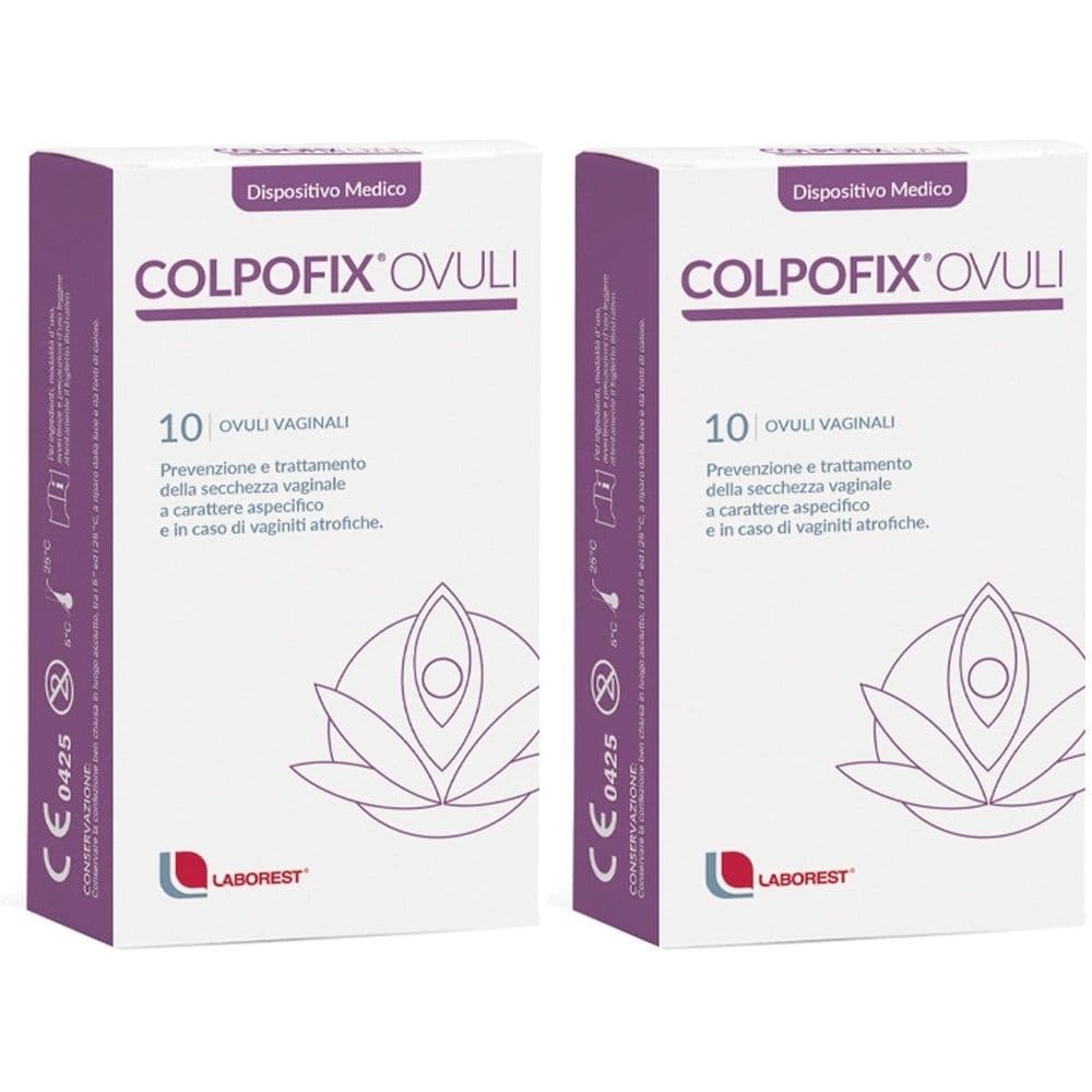 Colpofix Ovuli 10 Pezzi 2x10x2 g