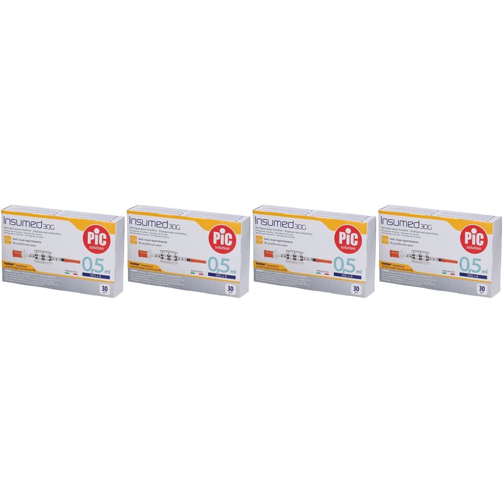 Pic Insumed Siringhe per insulina 0,5 ml 4x30 pz Siringhe
