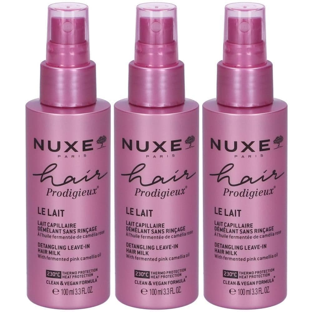Nuxe Hair Prodigieux® Latte Capelli Districante Senza Risciacquo 3x100