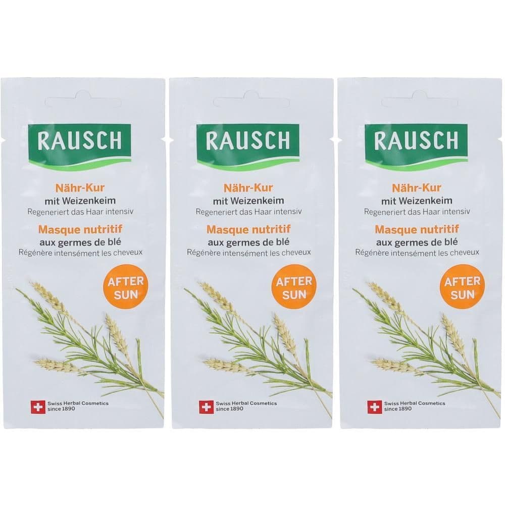 Rausch Maschera per Capelli Nutritiva al Germe di Frumento 3x15 ml Cre