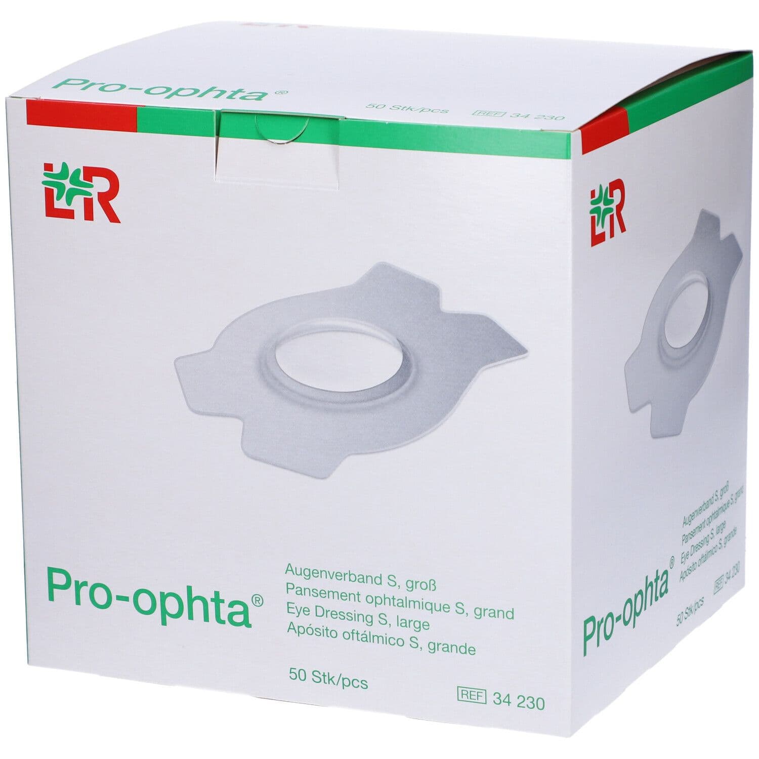 Cerotto Con Dischetto Trasparente Pro-Ophta S Grande Elasticizzato 50 