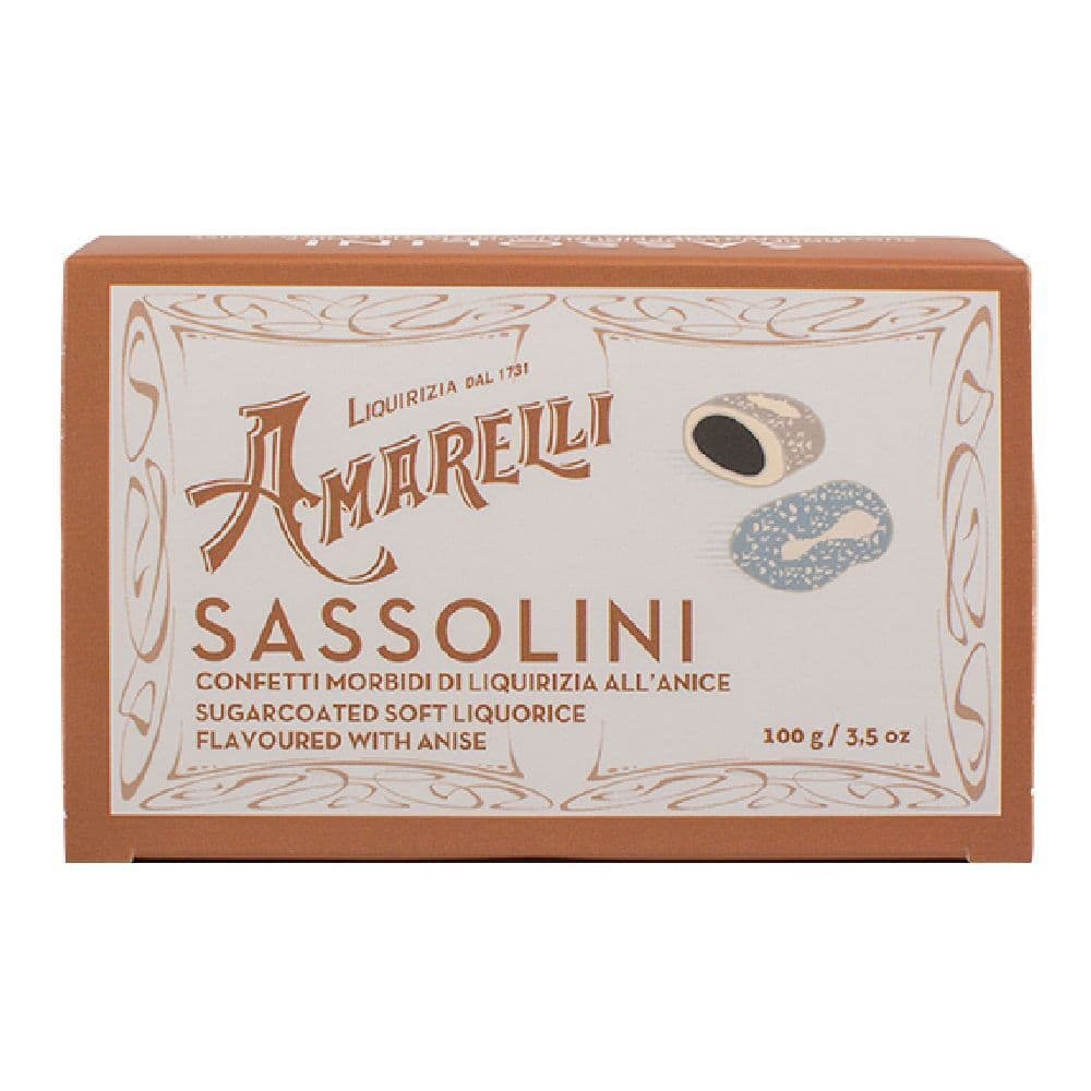 Liquirizia Sassolini Sacchetto 100 Pezzi 100 g