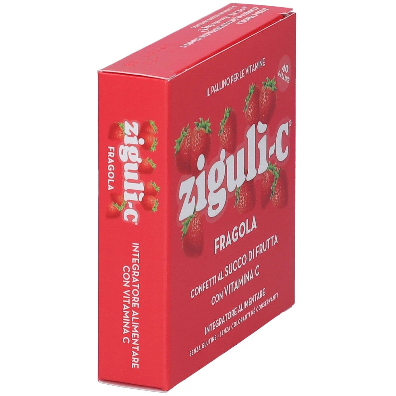 Ziguli C Fragola Confetti 40 pz Caramelle view 2