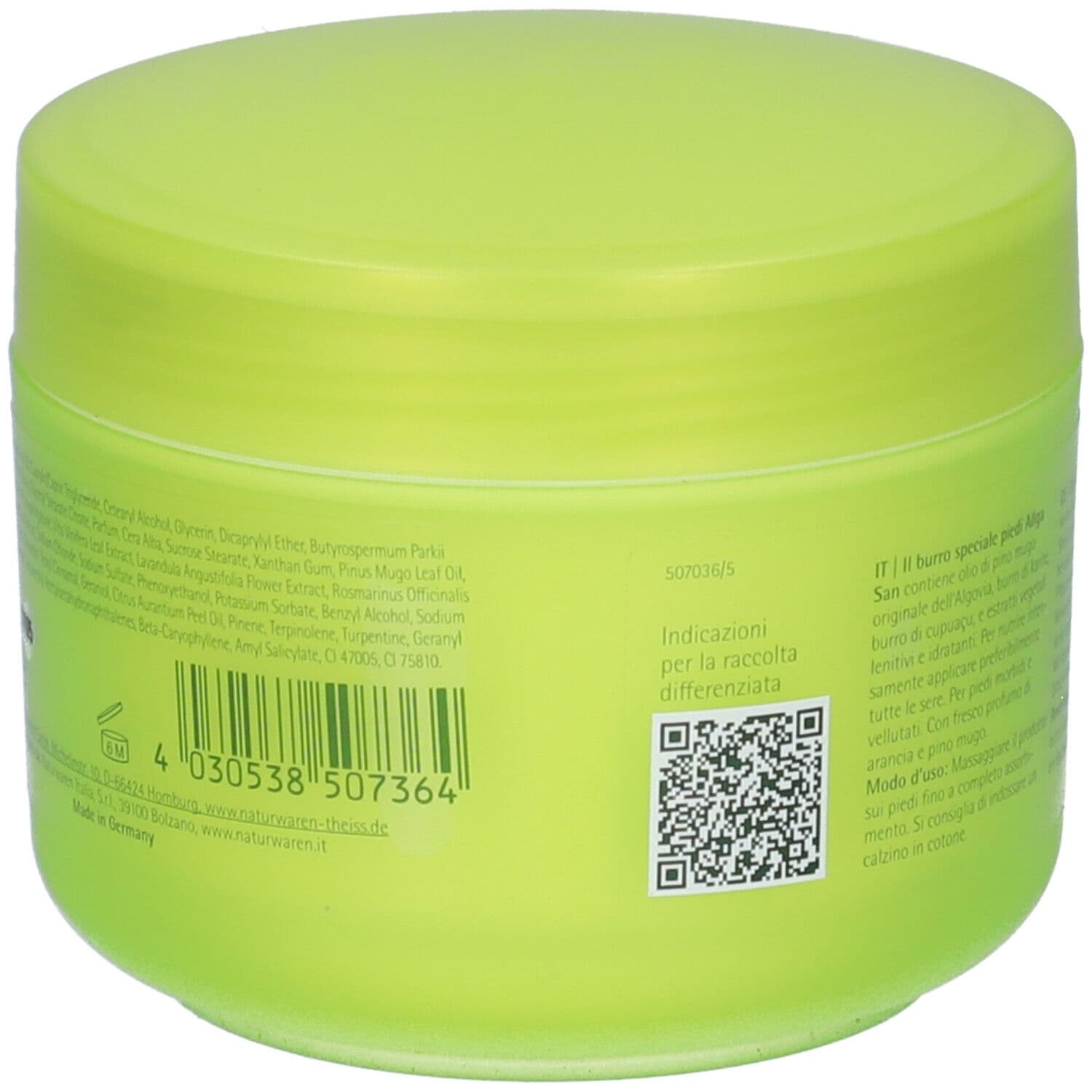 Allga San® Burro Speciale per Piedi 200 ml Balsamo piedi view 2