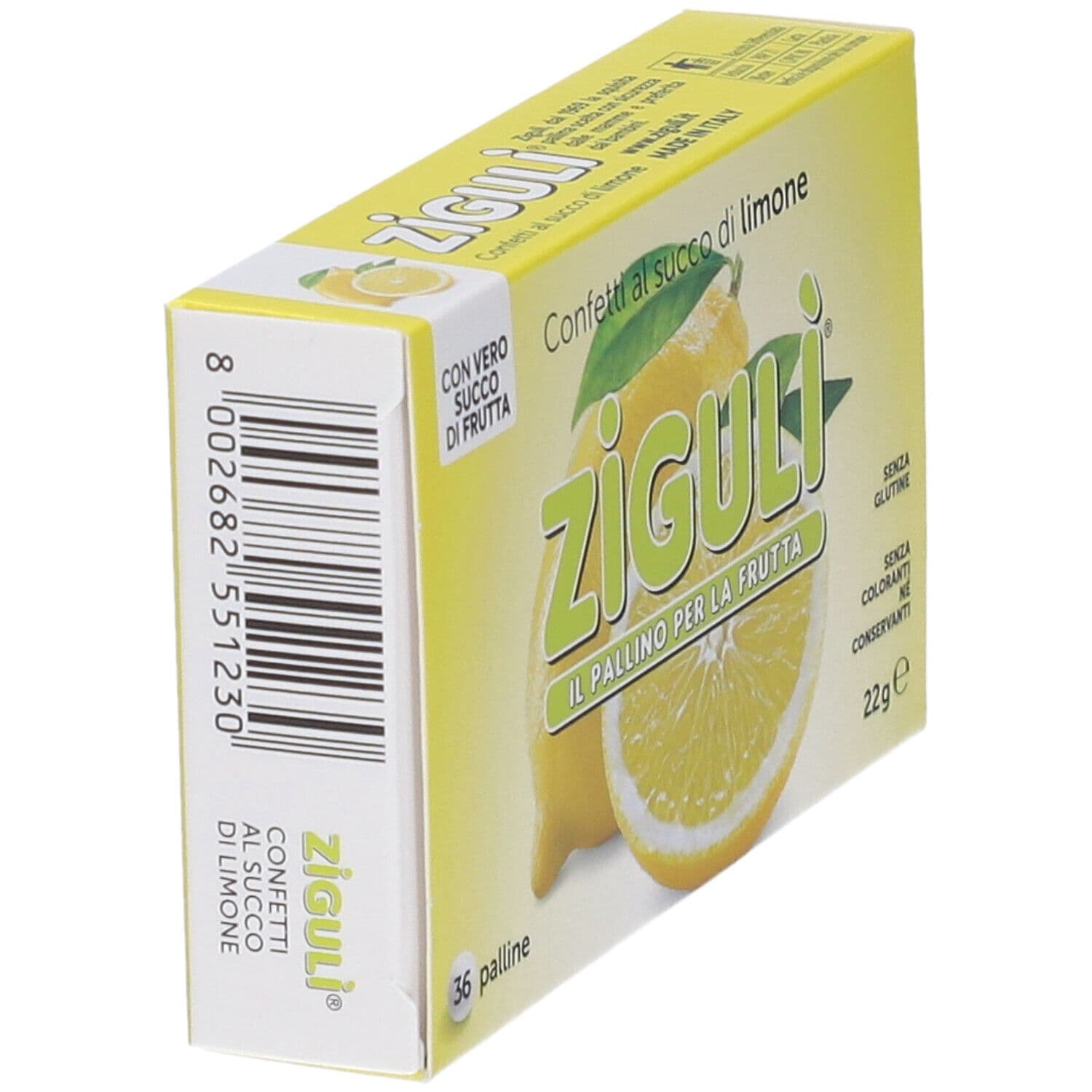 Zigulì® Confetti al Succo di Limone 36 pz Pasticche view 2