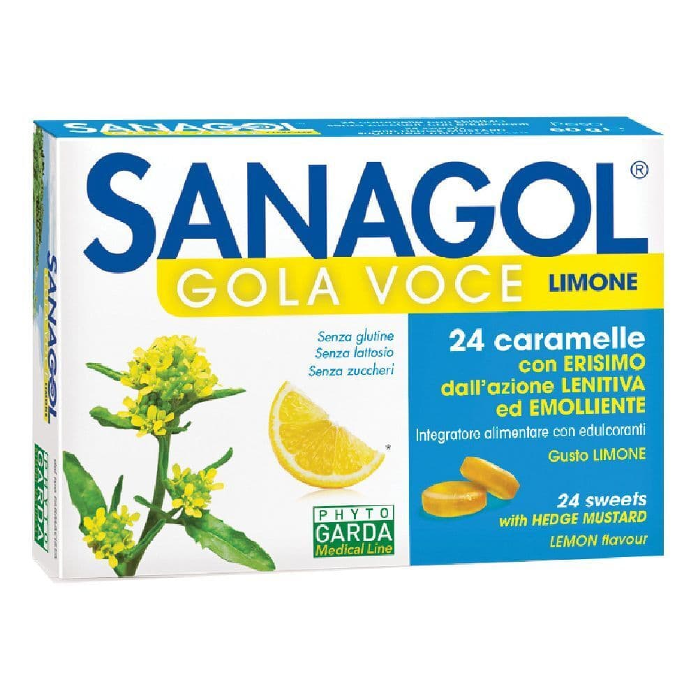 PhytoGarda Sanagol® Gola Voce Gusto Limone 70 g Caramelle