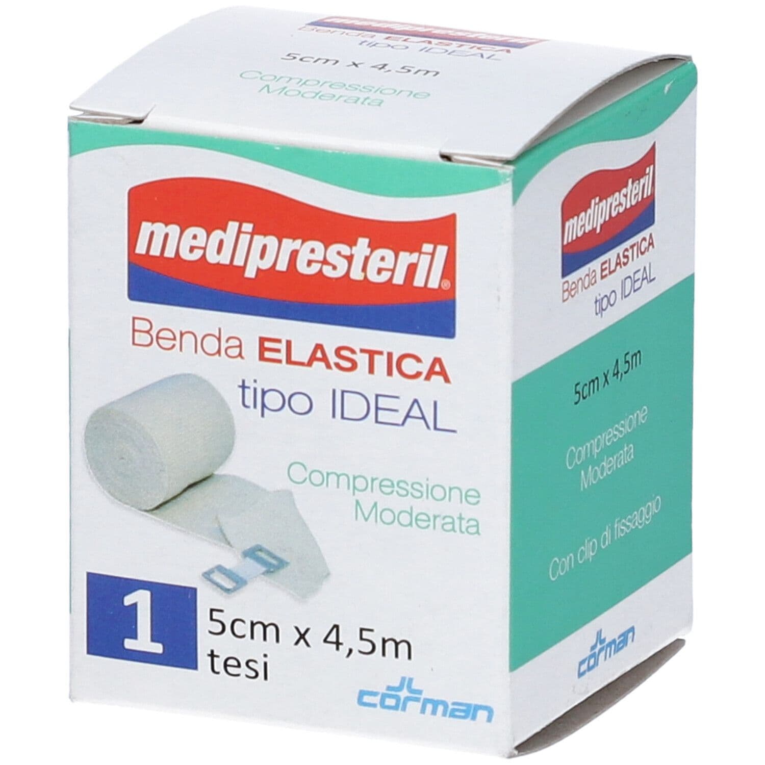 Medipresteril Benda Elastica Tipo Ideal Compressione Moderata 5 cm x 4