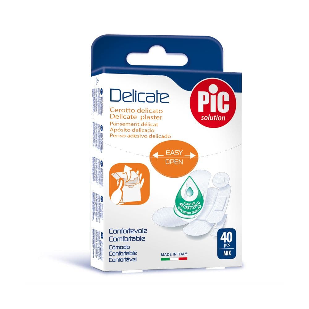 PIC Cerotto strip Delicate Mix 40 pz Cerotto