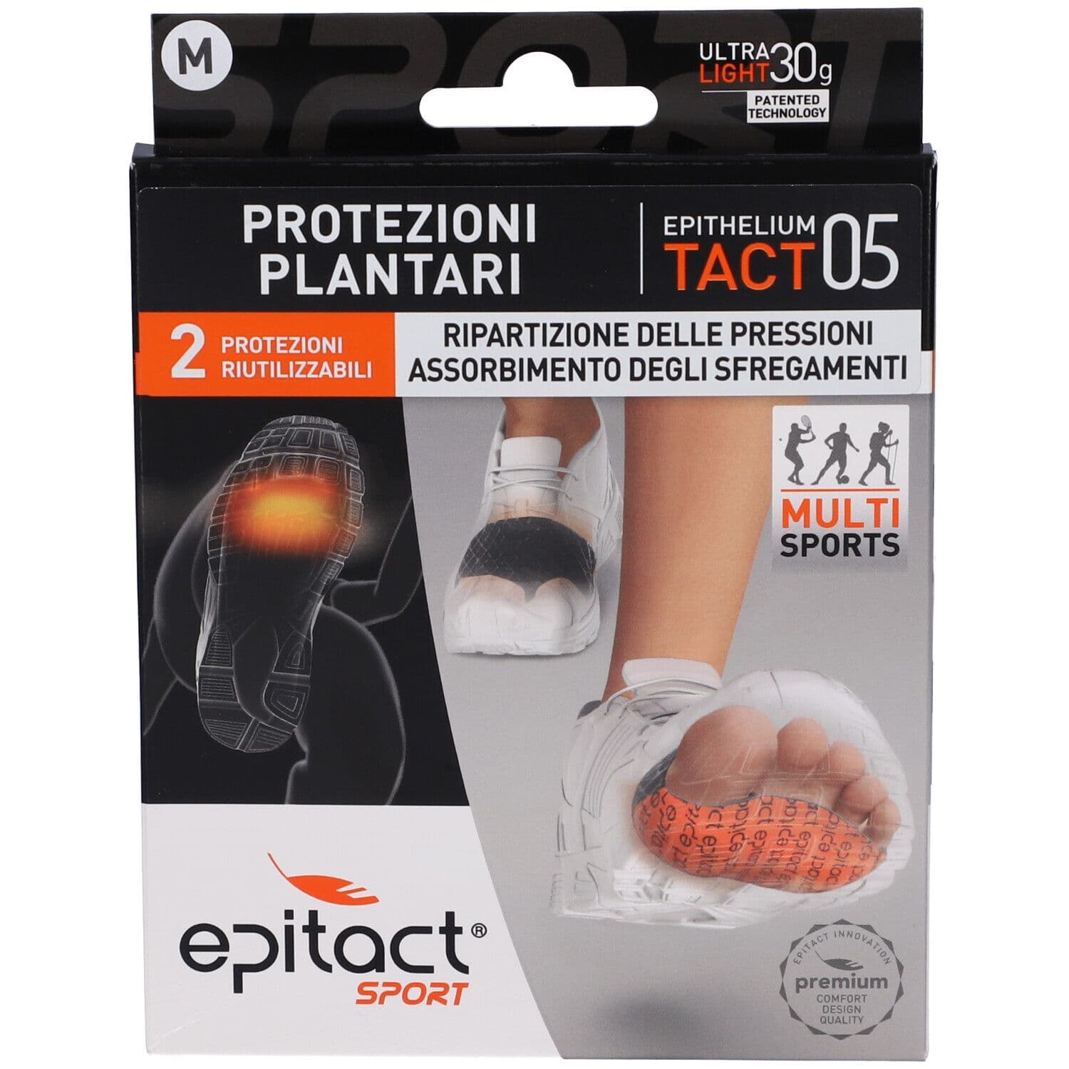 Epitact Sport Protezione Plantari M 2 pz Solette