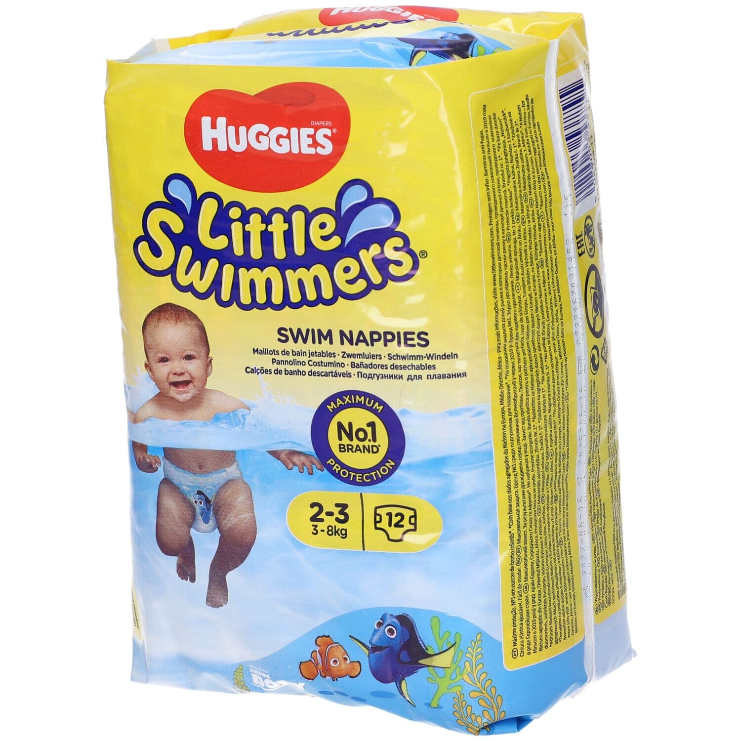 Little Swimmers Pannolini S 3-8 Kg 12 pz Pannolini