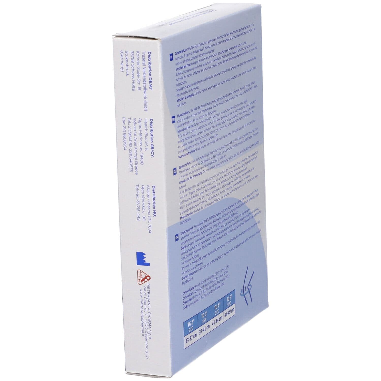 Ginocchiera Elastica Master-Aid Sport Taglia 2 33/37Cm 1 pz Bendaggio/ view 2
