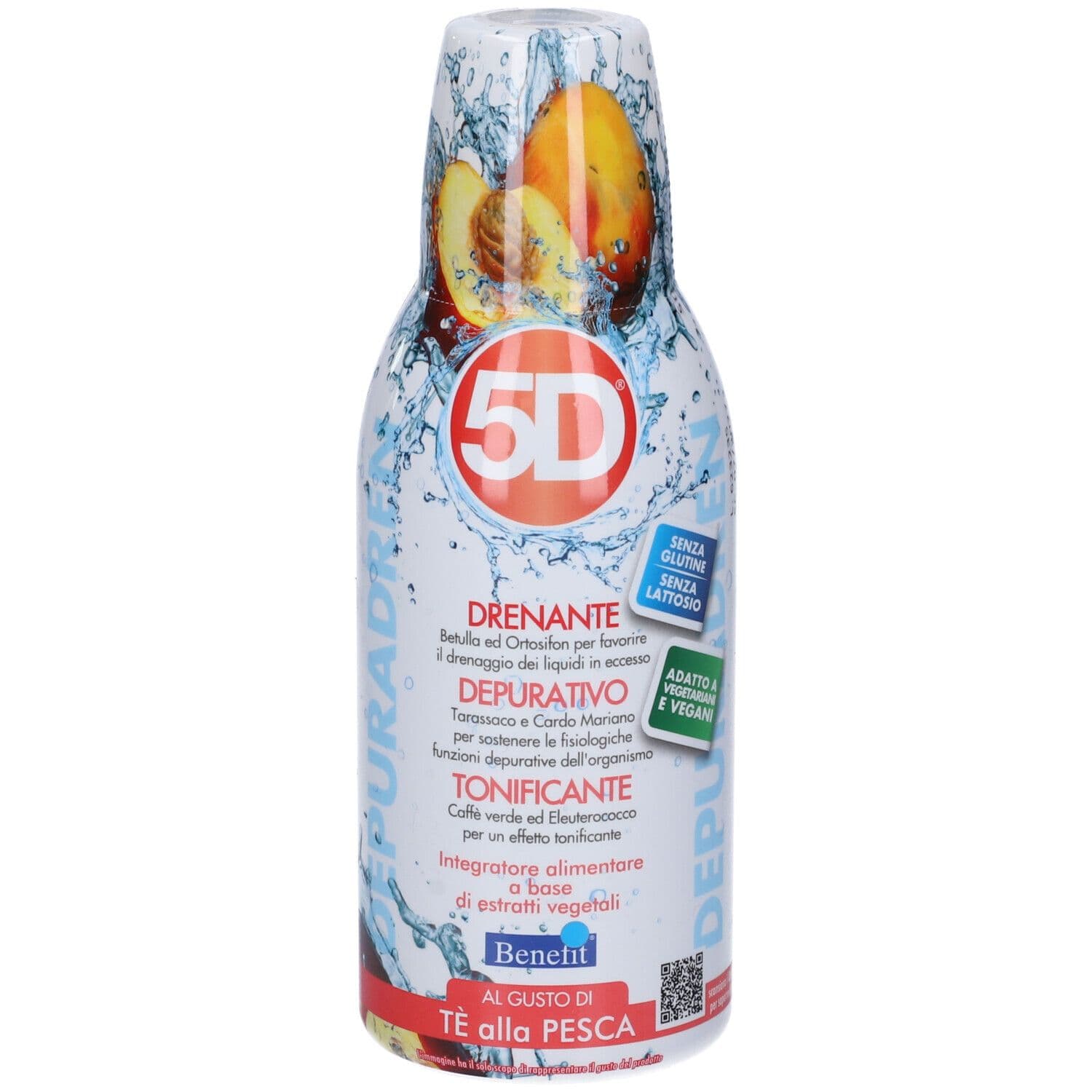 5D Sleeverato Gusto Pesca 500 ml Bevanda
