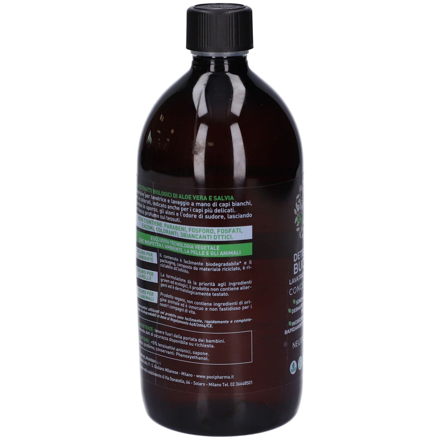 Etereal Detersivo liquido per Bucato Lavatrice e a Mano Ecobio Concent view 2