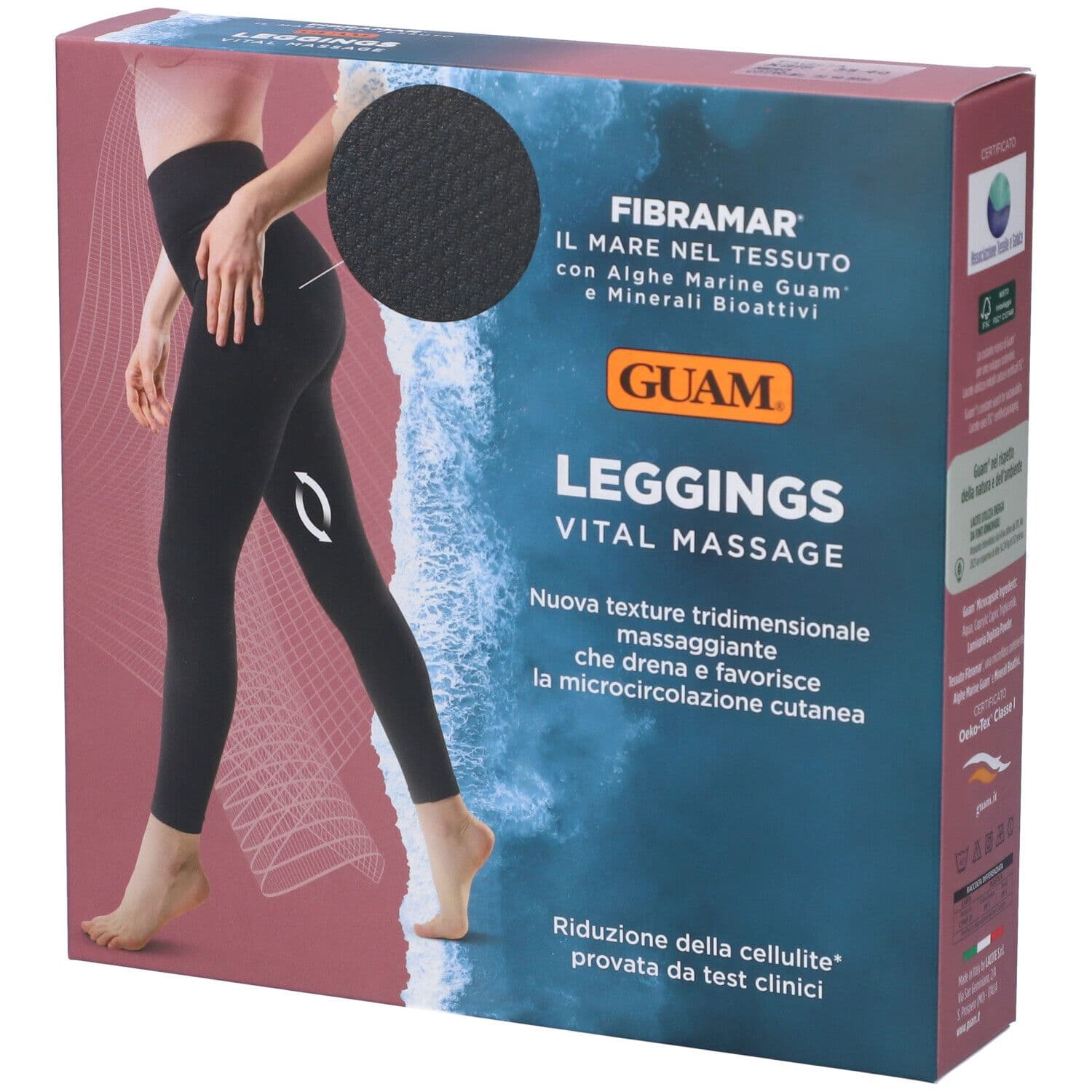Guam Fibramar Leggings Vital Massage Xs/S 1 pz Altro