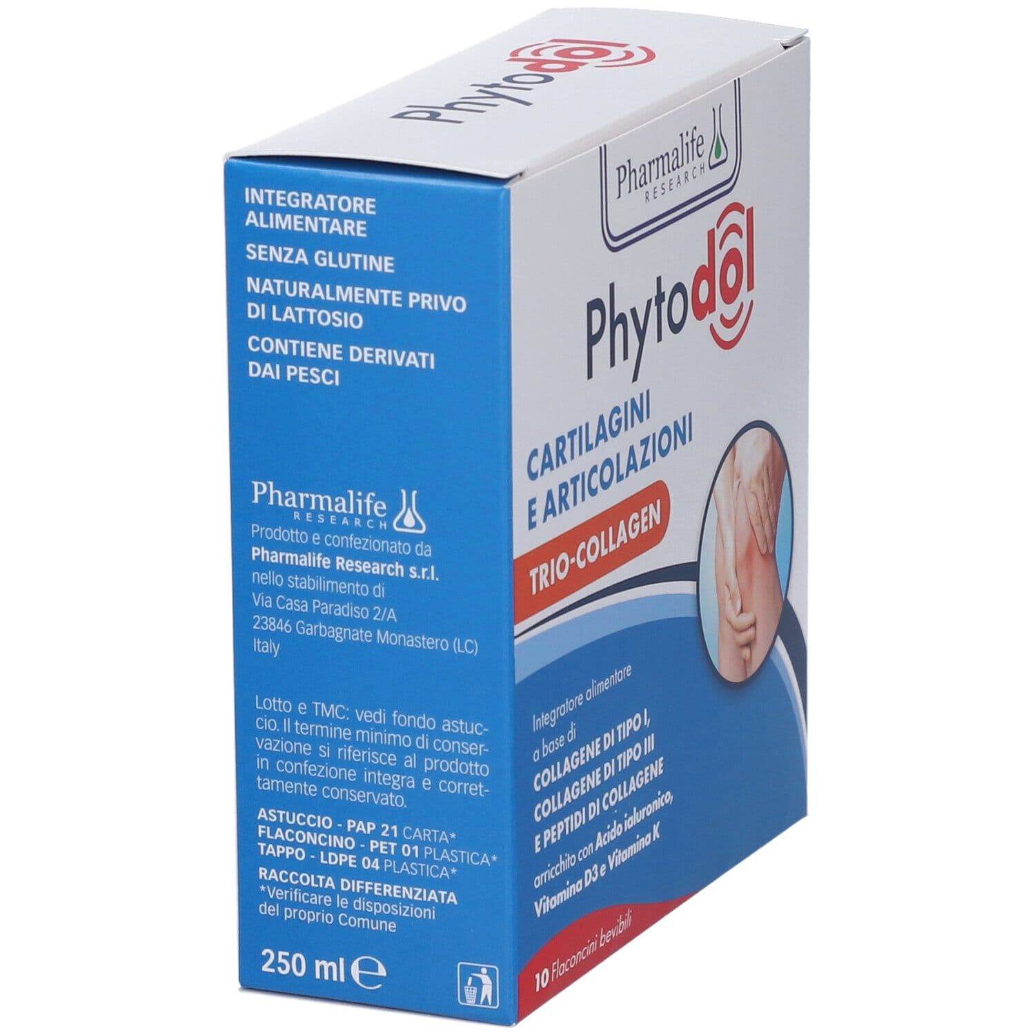 Phytodol Cartilagini Articolazioni Trio Collagen Flaconcini 250 ml Fla view 2