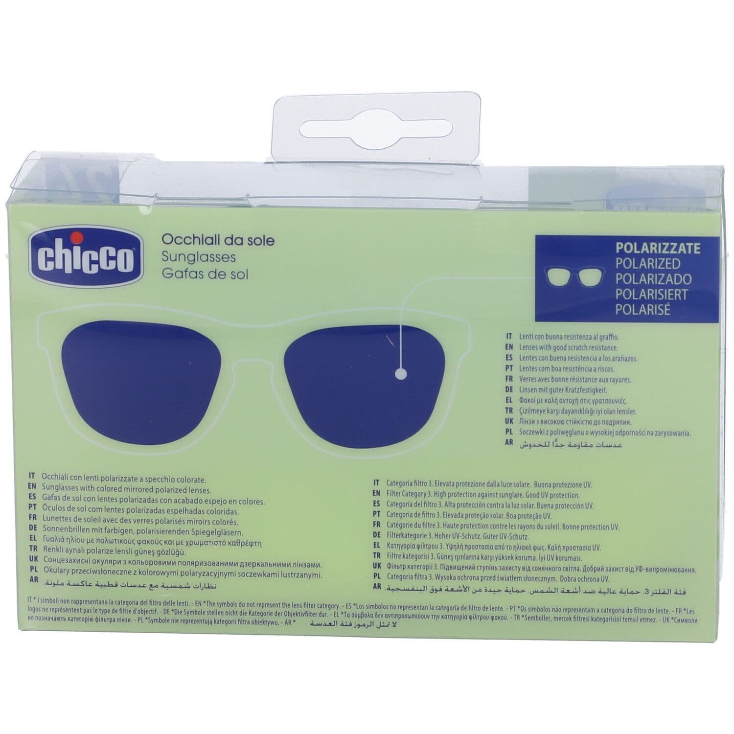 Chicco Occhiali da Sole per Bambini con Lenti Polarizzate Colore Verde view 2