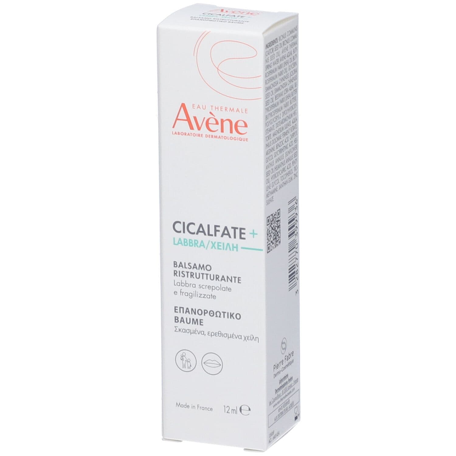 Eau Thermale Avene Cicalfate+ Balsamo Labbra 12 ml Balsamo
