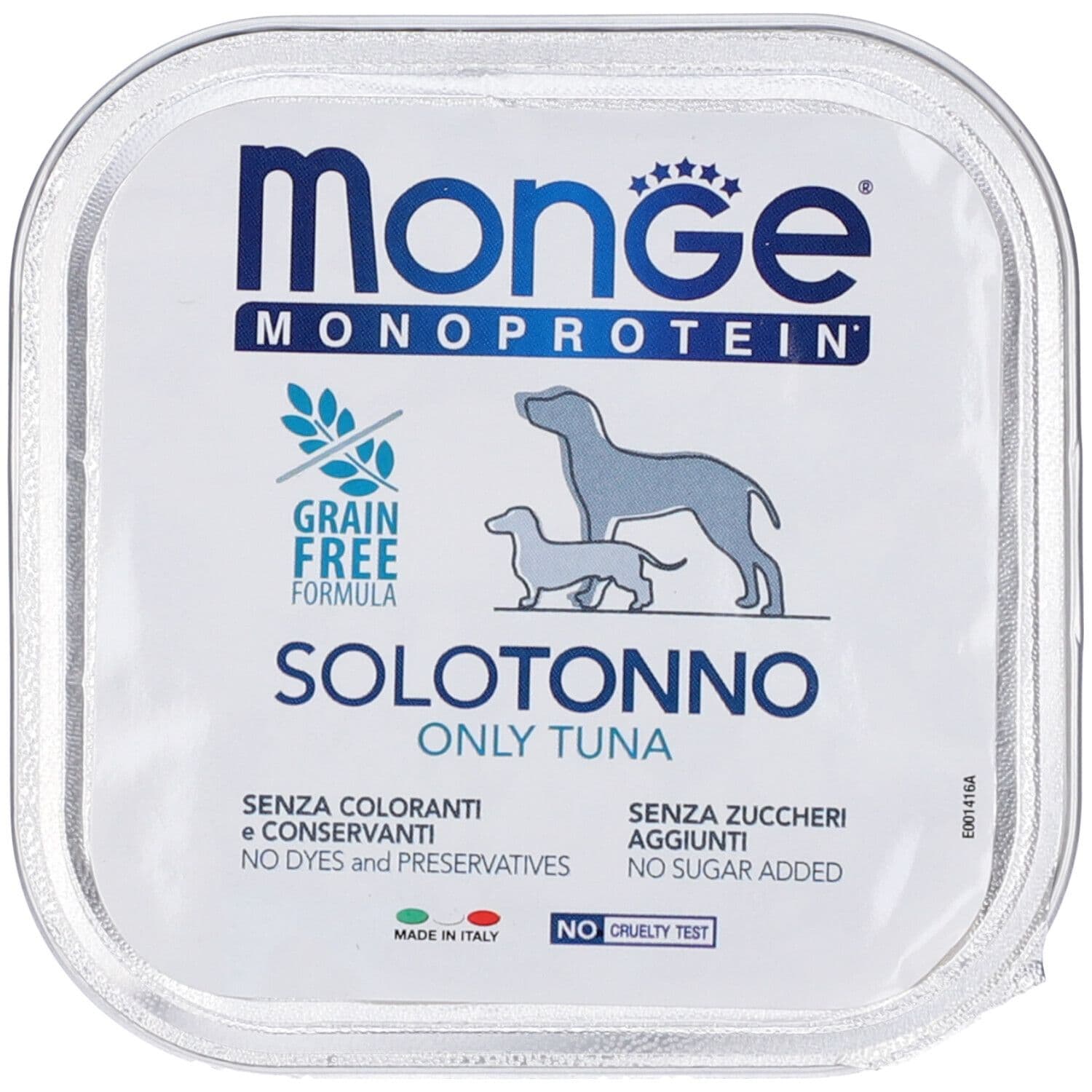 Monge Monoprotein Paté Solo Tonno Cani Adulti - Risparmia il 10% con i