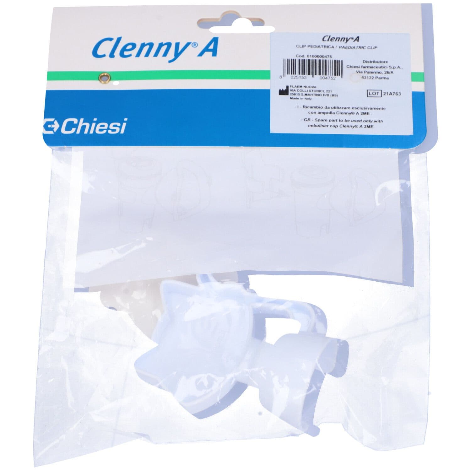 Clenny A Clip Pediatrica Per AerosoKid 1 pz Altro view 2