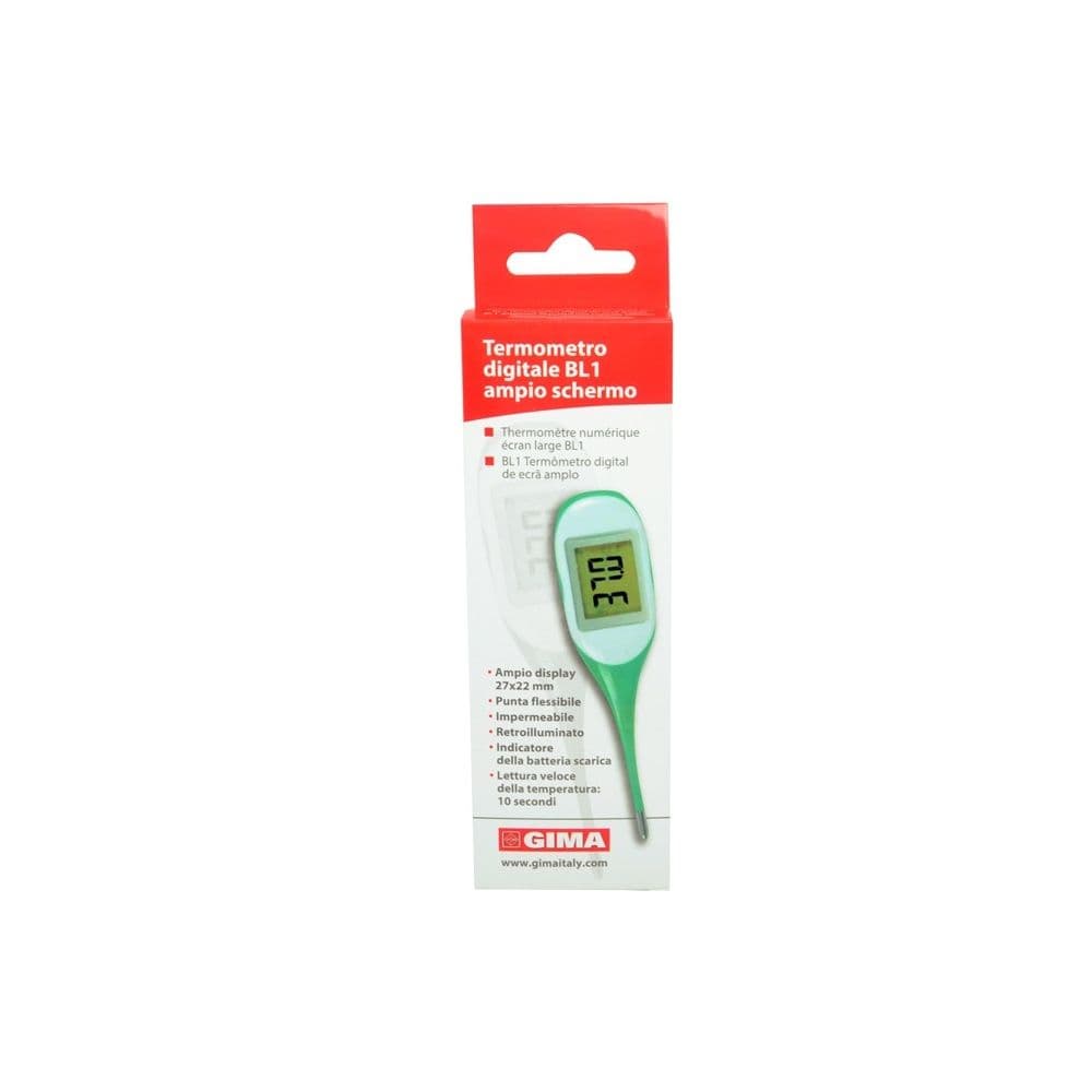 GIMA Termometro Digitale Gima Bl1 Ampio Schermo - Scatola 1 pz Termome view 2