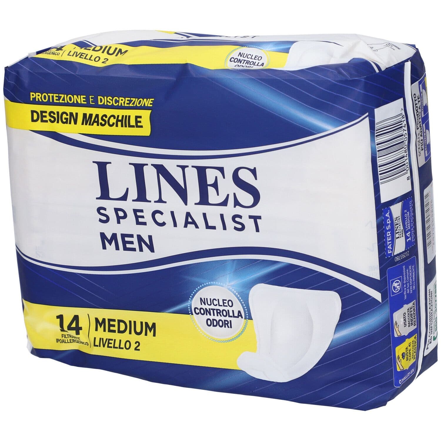 Lines Specialist Men Level 2 14 pz Assorbenti