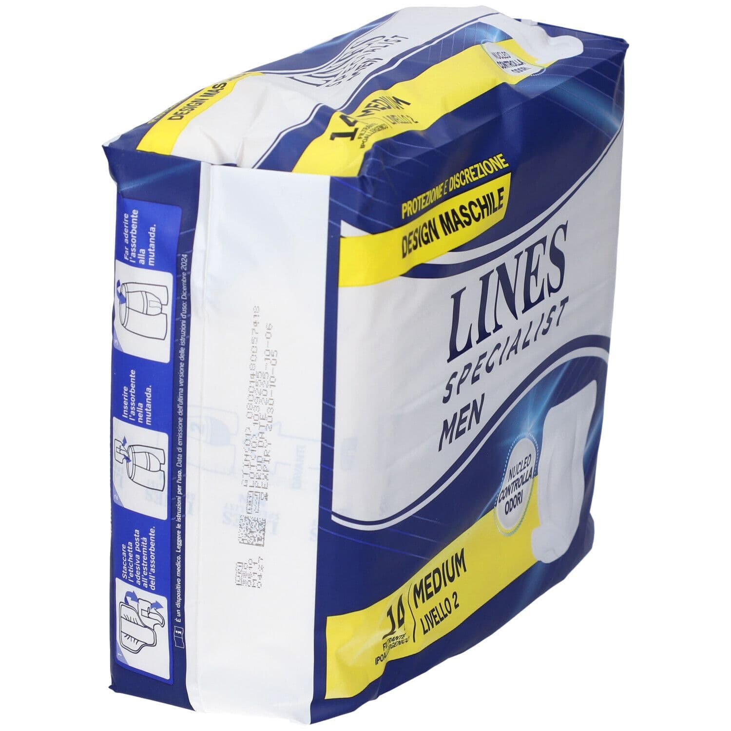Lines Specialist Men Level 2 14 pz Assorbenti view 2