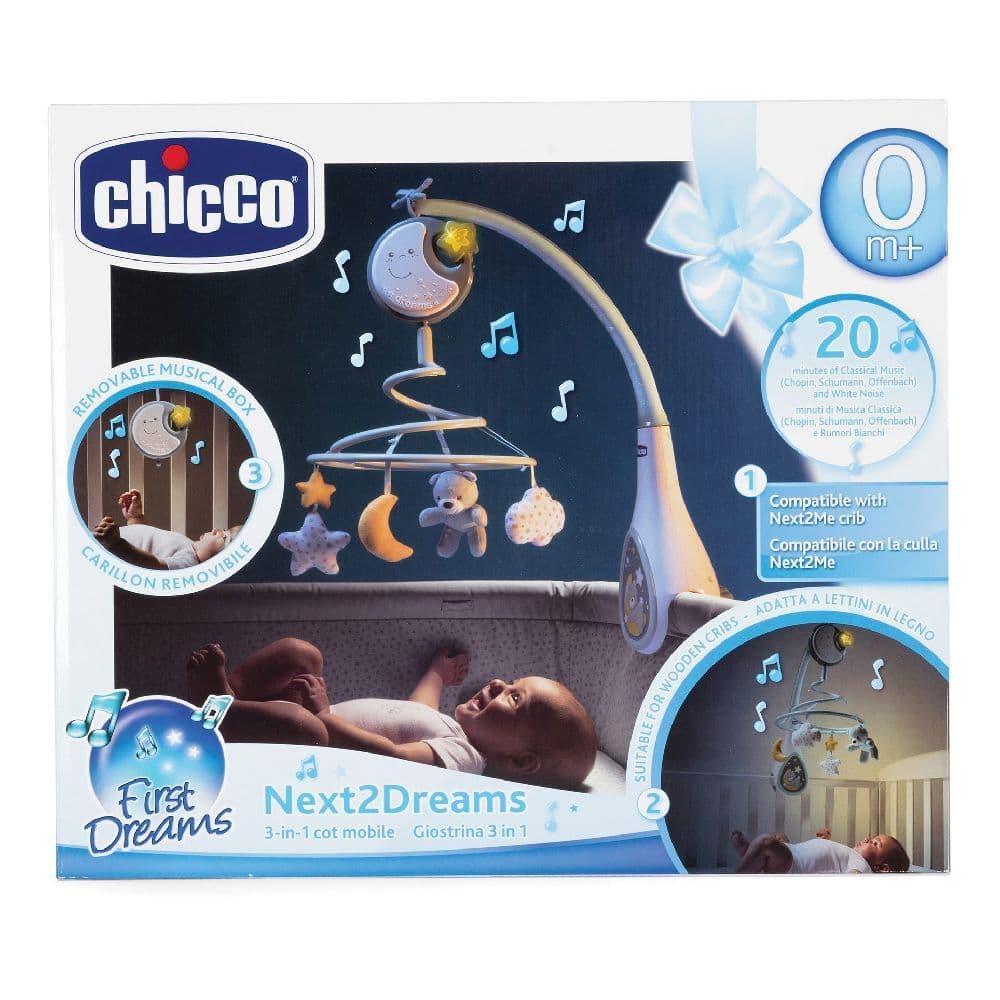Chicco Toy Fd Next2Dreams Mobile Blue 1 St
