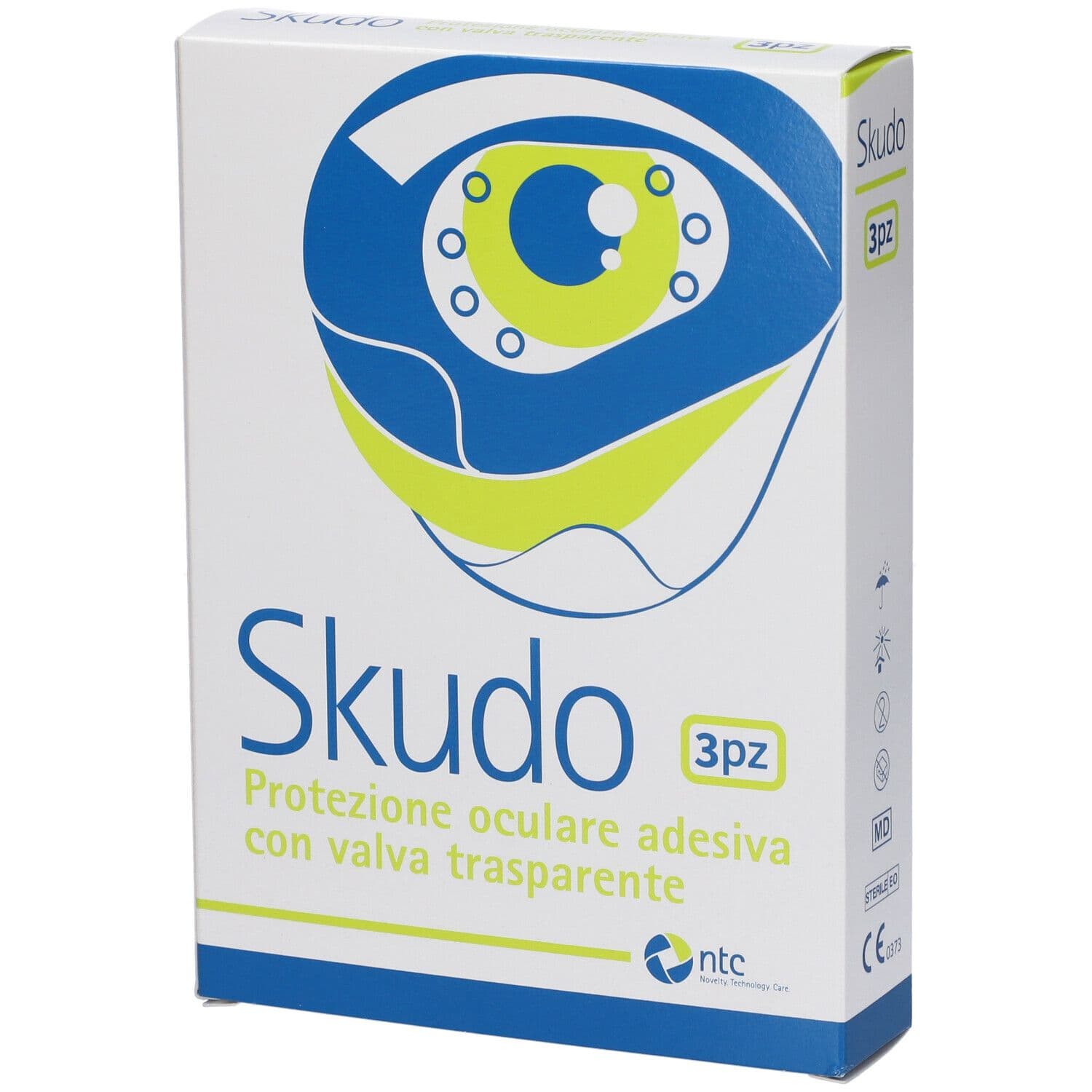 Protezione Oculare Skudo Con Valva Trasparente 3 Pezzi 1 St