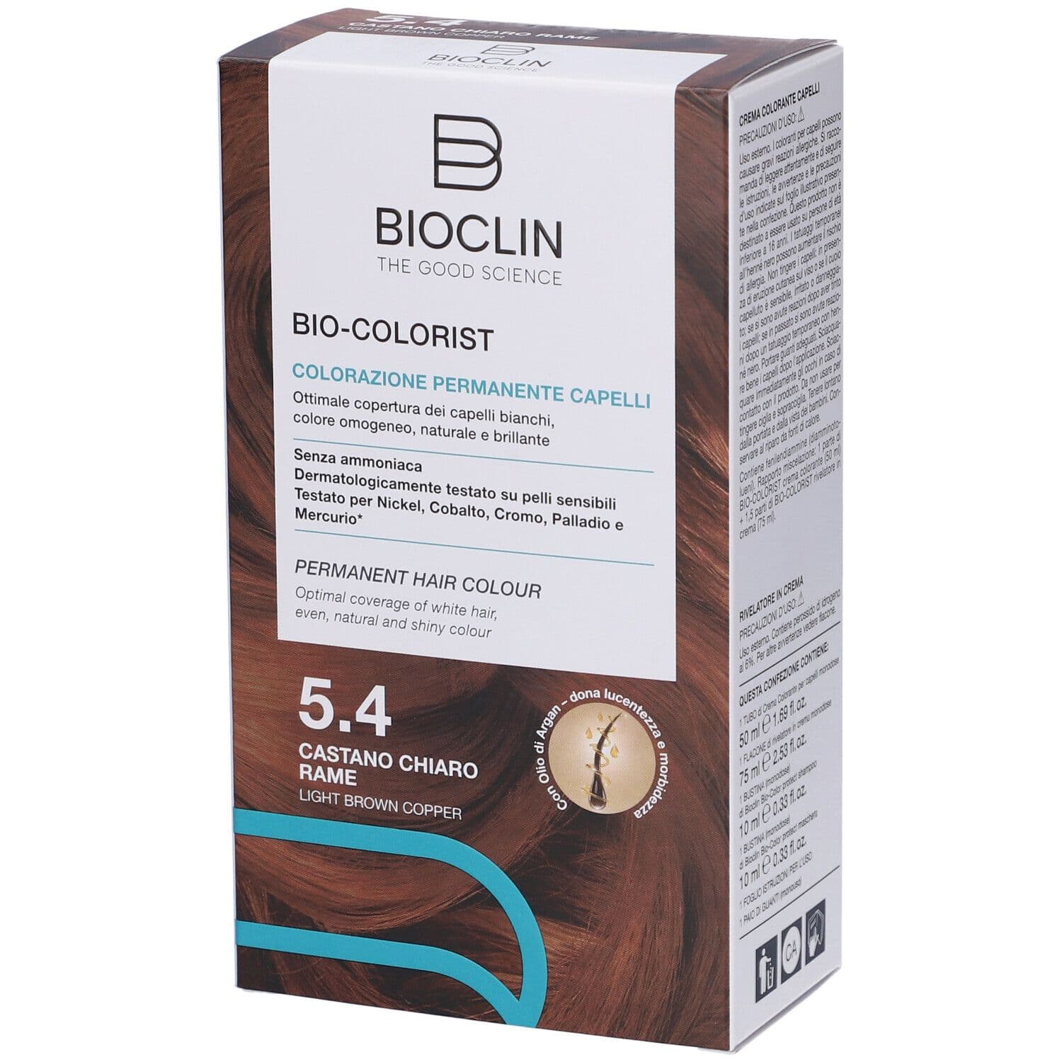 BIOCLIN Bio-Colorist 5.4 Castano Rame 1 pz Lozione per capelli