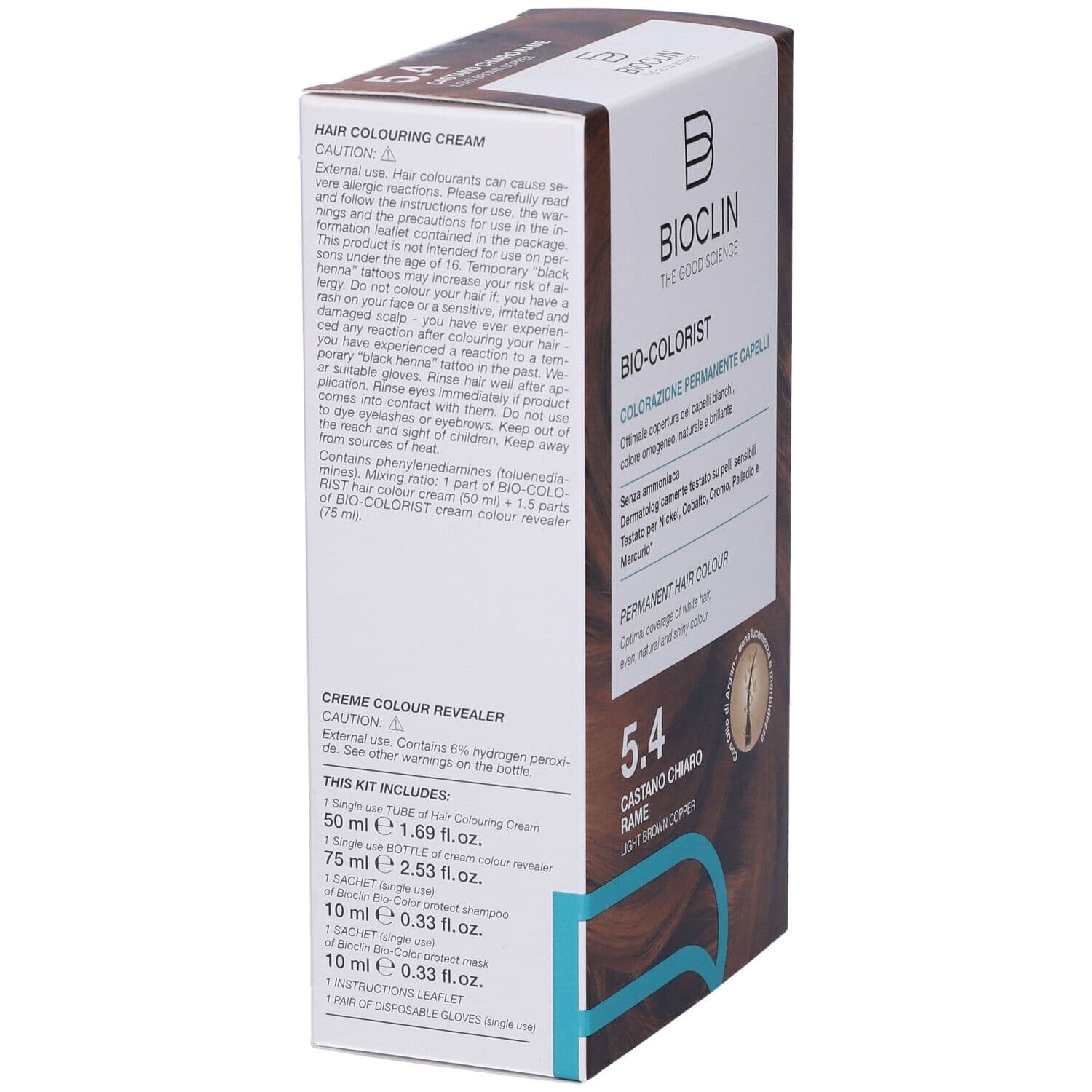 BIOCLIN Bio-Colorist 5.4 Castano Rame 1 pz Lozione per capelli view 2