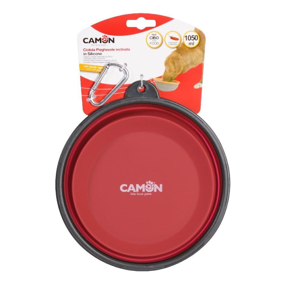 Camon Ciotola Pieghevole Inclinata in Silicone Misura Media 1050 ml Al