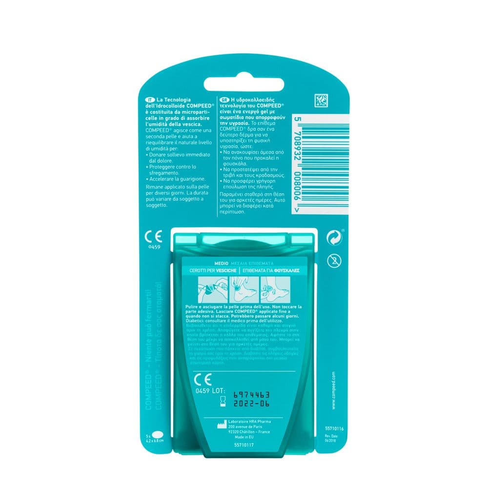 COMPEED® Cerotti per Vesciche Medio 5 pz Cerotto view 2