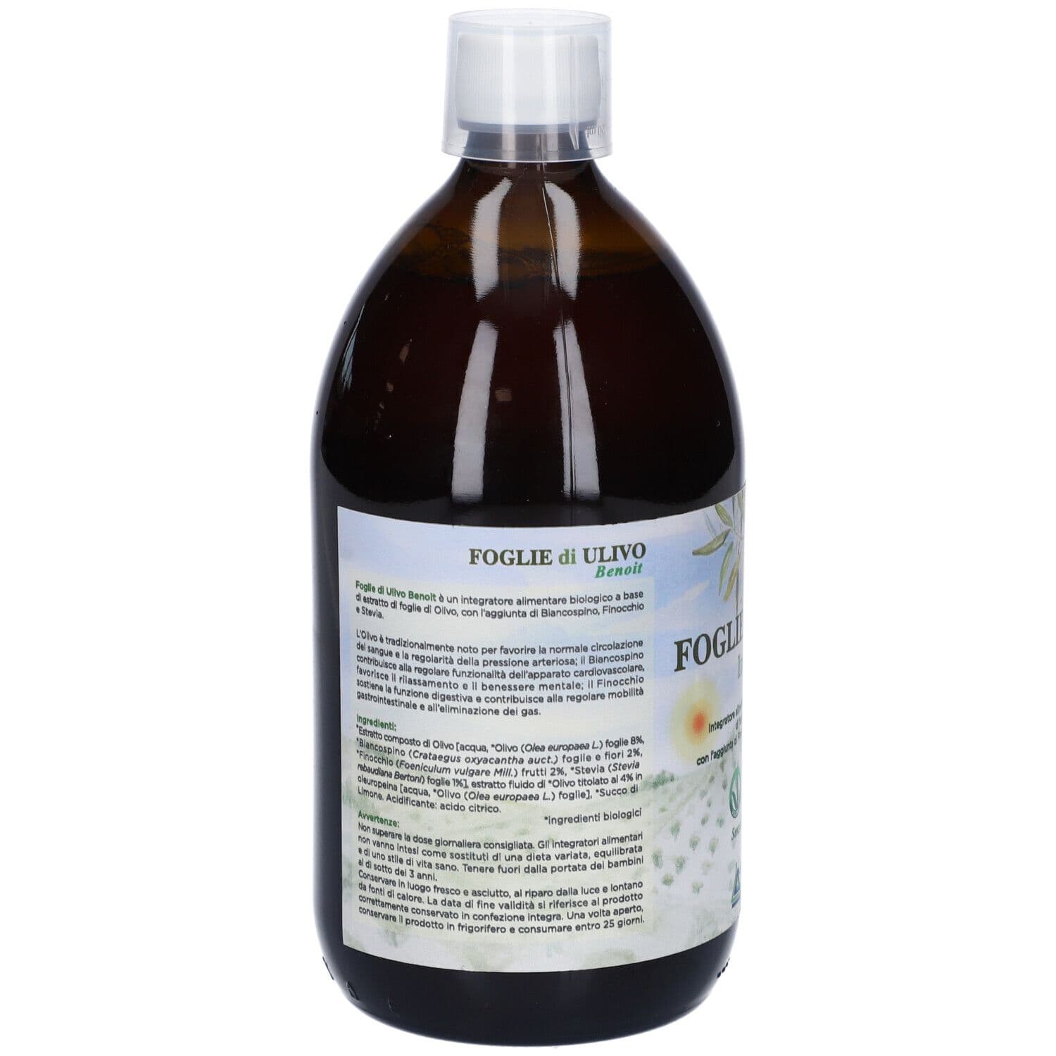 Foglie Di Ulivo Benoit Bio 1 Litro 1000 ml Soluzione orale view 2